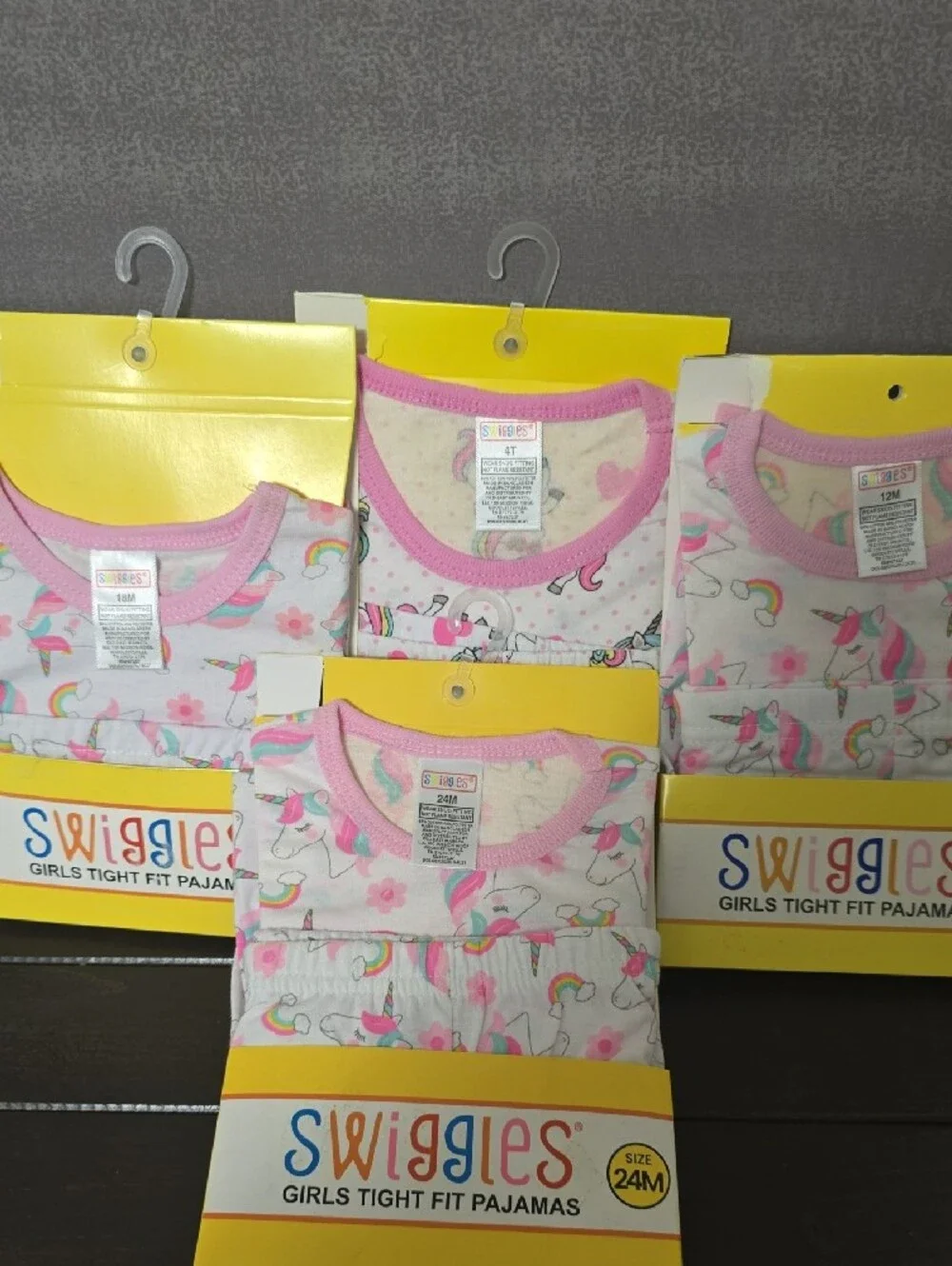 UGG White and Pink Unicorn Kids Pajama Set